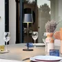 Lumisky LÁMPARA DE MESA INALÁMBRICA LUM3760093548786 - Aluminio Negro - LED Blanco Regulable y Recargable - Altura 38 cm