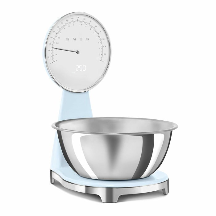 smeg Báscula de cocina 50's Style Azul pastel