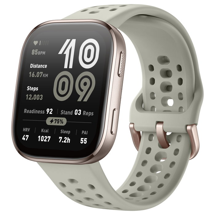 Amazfit Bip 6 Stone Reloj Inteligente GPS Pantalla AMOLED 1.97 pulg Oro y Gris