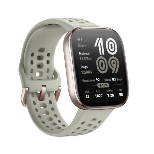 Amazfit Bip 6 Stone Reloj Inteligente GPS Pantalla AMOLED 1.97 pulg Oro y Gris