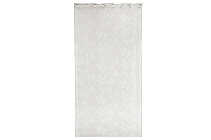 DKD Home Decor Cortina Romantico Beige 260 x 140 cm (2 Unidades)