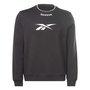 Sudadera sin Capucha Hombre Reebok RI Arch Logo Vector Crew Negro
