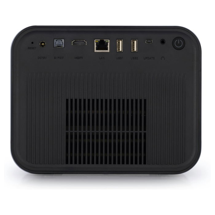 InFocus Crusader Grand Master IN3028SL - Proyector LED Smart Full HD 1080p, 1200 Lúmenes, Wi-Fi, Android TV, 3D, HDR10, Netflix, Disney+, Pantalla 22-130", 40W Altavoz