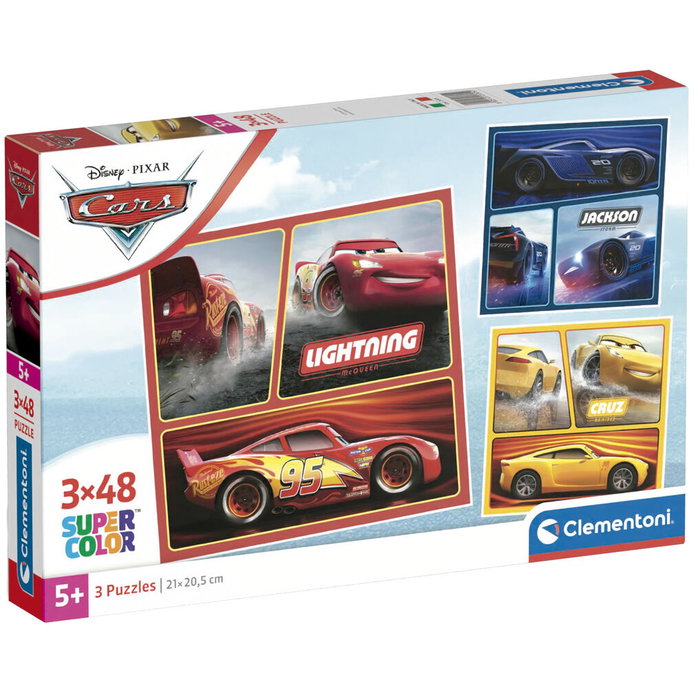 CLEMENTONI Puzzle Cars Disney 3x48pzs CLEMENTONI Puzzle Cars Disney 3x48pzs