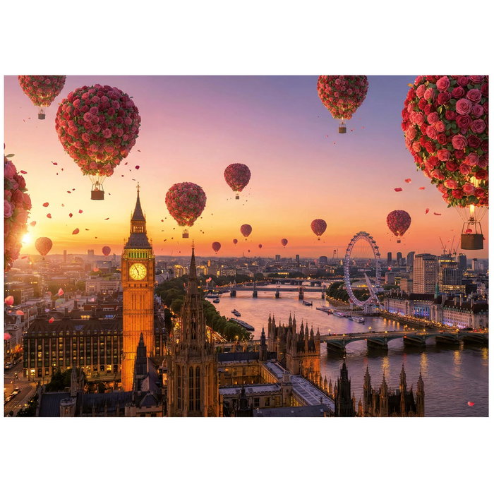 Educa Puzzle Londres En Flor 1000 piezas