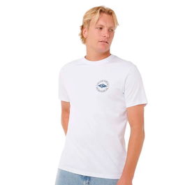 Camiseta de Manga Corta Hombre Rip Curl Staple Blanco