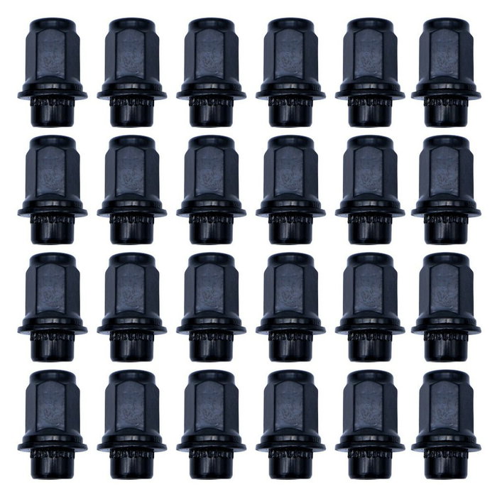 Omp Juego de 24 Tuercas M12x1.5 Negro DIN 10.9 para Toyota y Nissan Omp Juego de 24 Tuercas M12x1.5 Negro DIN 10.9 para Toyota y Nissan