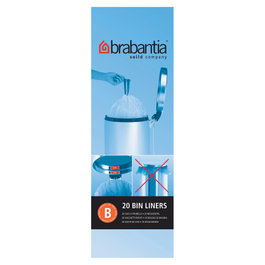 Brabantia PerfectFit Bolsas de basura Tipo B, 5 L, 20 unidades