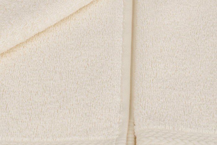 Mijölnir Juego de Toallas de Baño de 6 Piezas, Color Crema, Algodón 100%, 500 gr/m²