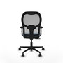 PIQUERAS Y CRESPO Silla de oficina Jorquera con mecanismo Sincro/Traslack, Azul cielo y Gris