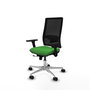PIQUERAS Y CRESPO Silla de oficina Horna con mecanismo Sincro/Traslack Verde