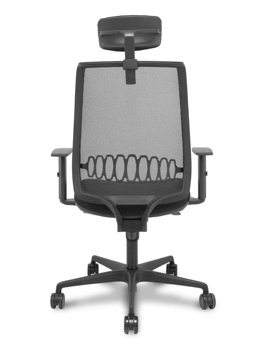 PIQUERAS Y CRESPO Silla Alares con Mecanismo Sincro, Malla y Cabecero 2D, Negro PIQUERAS Y CRESPO Silla Alares con Mecanismo Sincro, Malla y Cabecero 2D, Negro