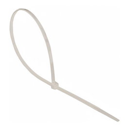 Celo Bridas de Nylon 4,8 x 200 mm para Interior, Color Natural, Diámetro Mín. 3 mm - Máx. 49,5 mm, Carga Máx. 22 kg, Paquete de 100 Unidades