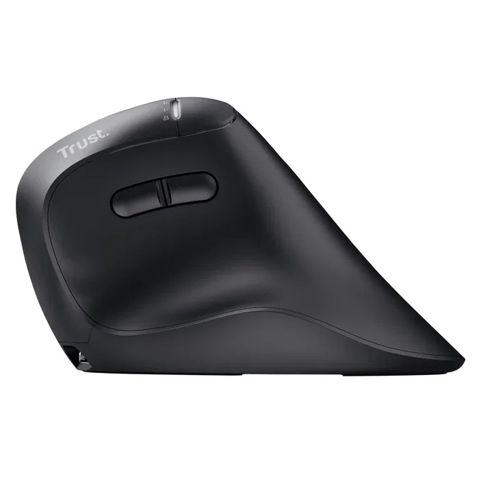 Trust Vyran Ratón Ergonómico Vertical Inalámbrico Negro