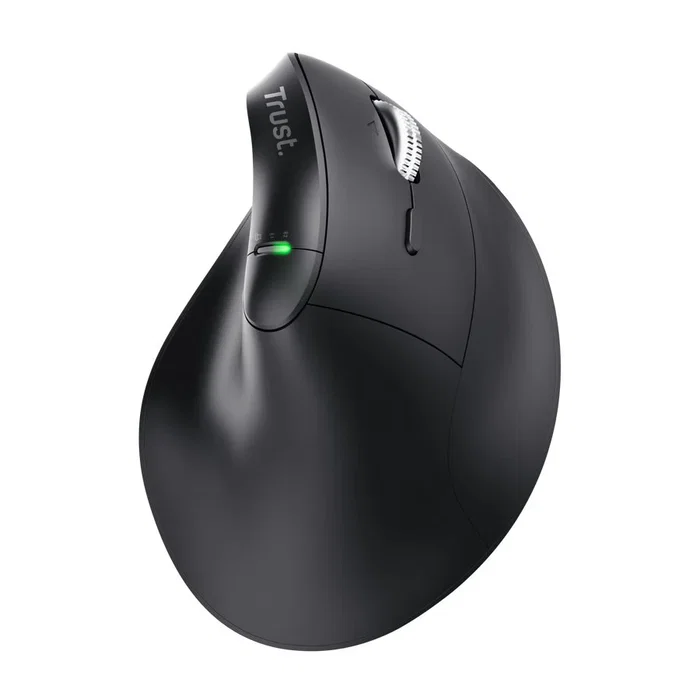Trust Vyran Ratón Ergonómico Vertical Inalámbrico Negro