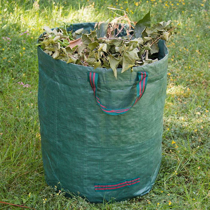 Faura Saco de Jardín 76 x 67 cm 272 L Verde Polietileno