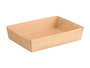Kinvara Set 10 Bandejas Servicio Kraft Marron 21x16x4.5 cm Papel (Set de 24)