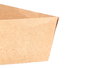 Kinvara Set 10 Bandejas Servicio Kraft Marron 21x16x4.5 cm Papel (Set de 24)