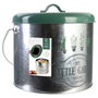 Home Deco Factory Cubo Metal Compostaje 5L con Filtro Antiolor Acero Galvanizado Estilo Little Market