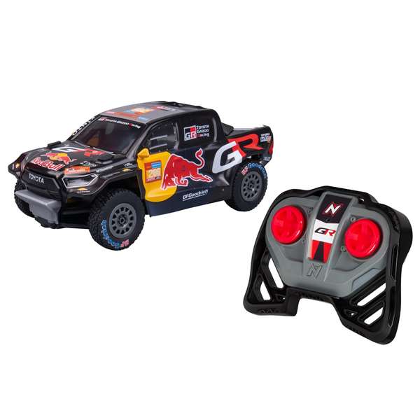 Molto Coche Radio Control Red Bull Dakar Escala 1:18, 6+ Años, Sonidos y Luces, Pilas AAA No Incluidas, Material Plástico