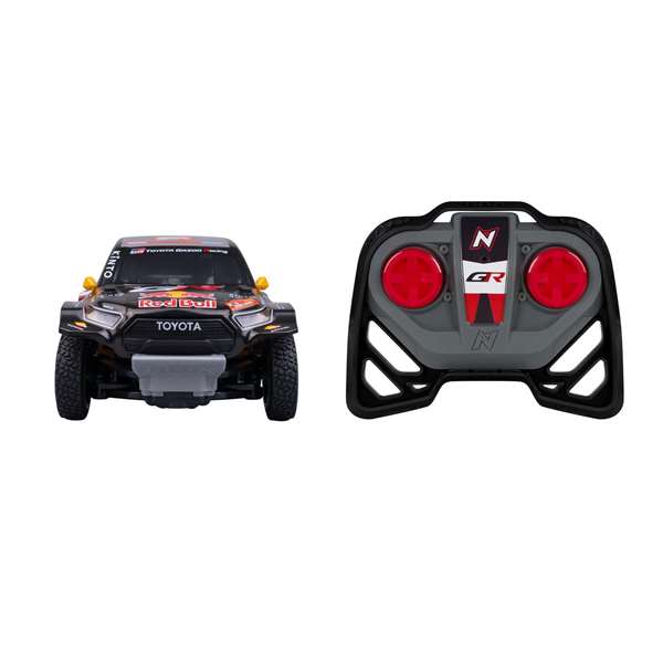 Molto Coche Radio Control Red Bull Dakar Escala 1:18, 6+ Años, Sonidos y Luces, Pilas AAA No Incluidas, Material Plástico