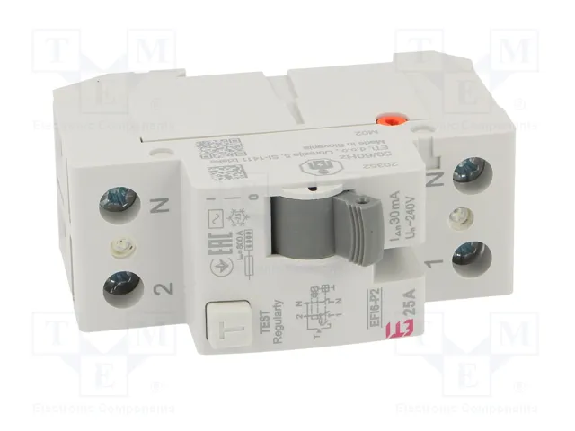 ETI POLAM Interruptor Diferencial EFI 25A 30mA 2 Polos
