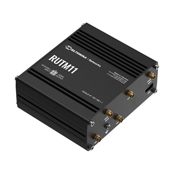 Teltonika RUTM11 Router LTE CAT6 WiFi Dual WAN Ethernet Gigabit 4 Puertos USB 2.0 Negro