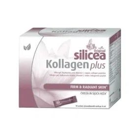 Dimefar Silicea Kollagen Plus 30 Sticks, Suplemento con Péptidos de Colágeno y Vitamina C para el Mantenimiento de la Piel