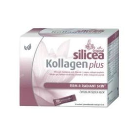 Dimefar Silicea Kollagen Plus 30 Sticks, Suplemento con Péptidos de Colágeno y Vitamina C para el Mantenimiento de la Piel