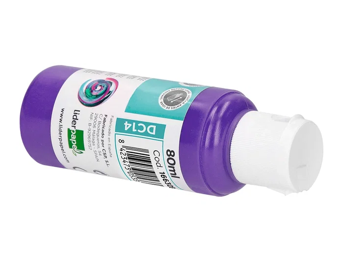 Liderpapel Pintura acrílica Violeta 80 ml Liderpapel Pintura acrílica Violeta 80 ml