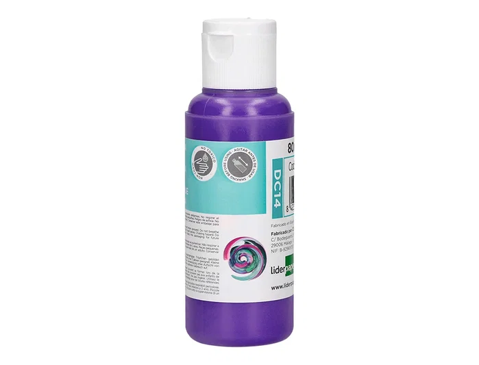 Liderpapel Pintura acrílica Violeta 80 ml Liderpapel Pintura acrílica Violeta 80 ml
