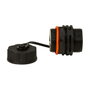 LogiLink Cat.6A Industrie Schraub-Kupplung 2xRJ45, negro