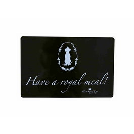 Tapete Trixie Have a royal meal Negro Plástico 44 × 28 cm