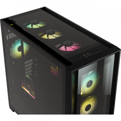 Corsair iCUE 5000X RGB Midi Tower Negro CC-9011212-WW