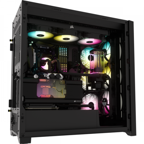 Corsair iCUE 5000X RGB Midi Tower Negro CC-9011212-WW