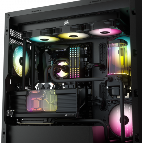 Corsair iCUE 5000X RGB Midi Tower Negro CC-9011212-WW
