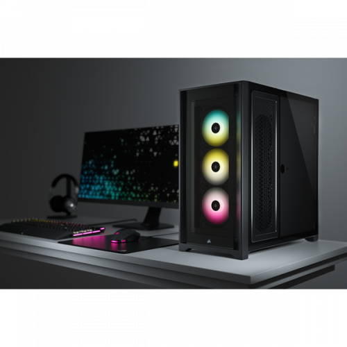 Corsair iCUE 5000X RGB Midi Tower Negro CC-9011212-WW