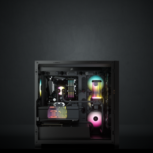 Corsair iCUE 5000X RGB Midi Tower Negro CC-9011212-WW