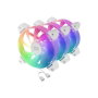 Mars Gaming Kit 3 Ventiladores MF-3A Blanco 120mm ARGB