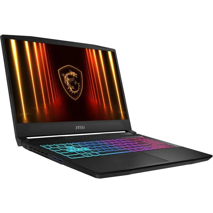 MSI Portátil para juegos Katana 15 HXB14WFK-209XFR - Pantalla FHD 15,6'' 144 Hz - RTX 5060 - 16 GB RAM DDR5 - SSD 512 GB