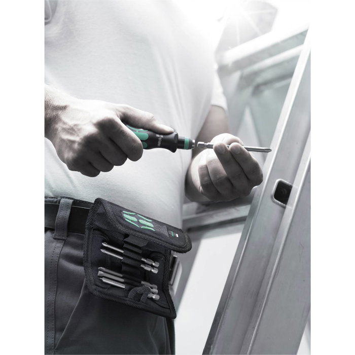 Wera Kraftform Kompakt 41 Pouch con puntas de 89 mm Wera Kraftform Kompakt 41 Pouch con puntas de 89 mm
