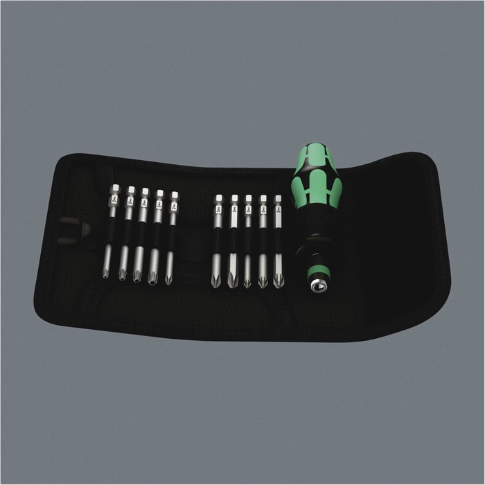 Wera Kraftform Kompakt 41 Pouch con puntas de 89 mm Wera Kraftform Kompakt 41 Pouch con puntas de 89 mm