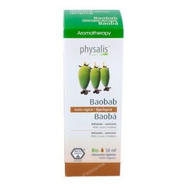 PHYSALIS Aceite De Baobab Bio Hidratante Y Suavizante Para Piel Seca Y Envejecida 50Ml