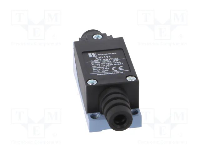 SPAMEL Interruptor de fin de carrera espárrago Ø8mm NO + NC 5A SPAMEL Interruptor de fin de carrera espárrago Ø8mm NO + NC 5A