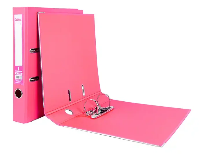 Liderpapel Archivador de Palanca A4 Rosa 52 mm