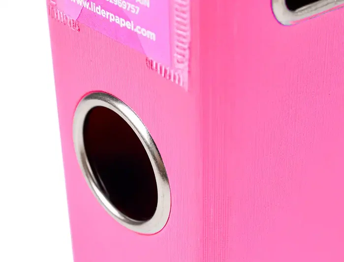Liderpapel Archivador de Palanca A4 Rosa 52 mm