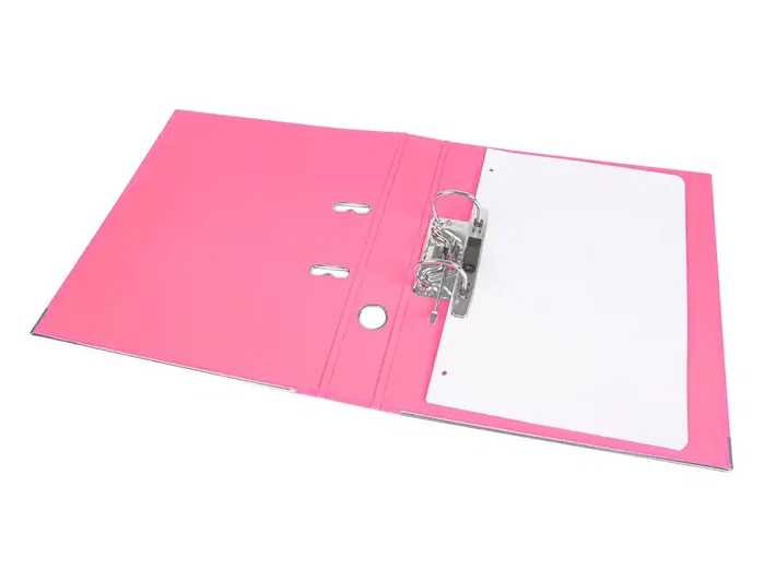 Liderpapel Archivador de Palanca A4 Rosa 52 mm