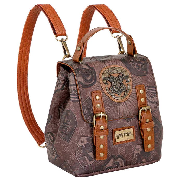 Harry Potter Bolso-Mochila Quest Pride Marrón