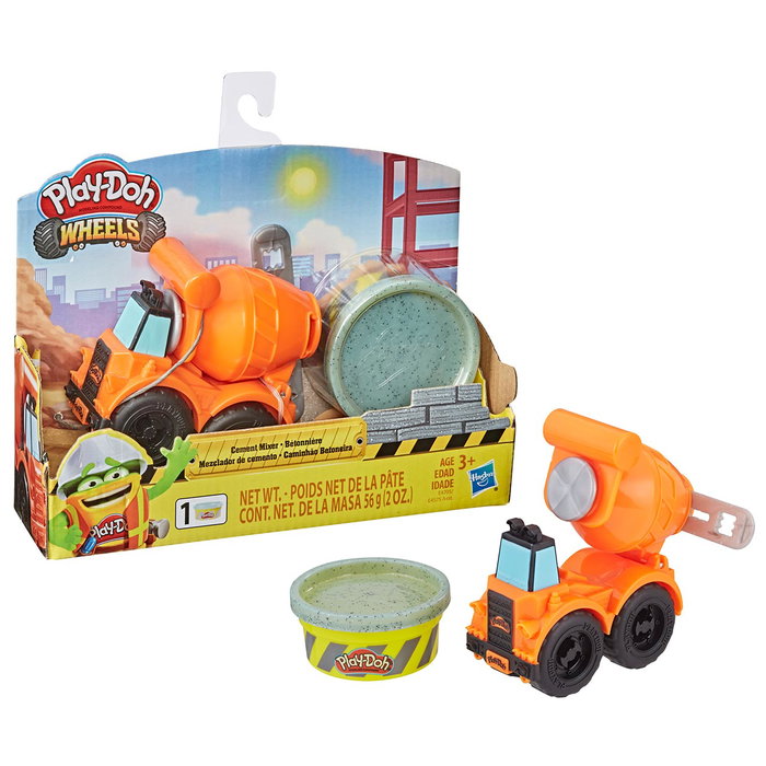 Play-Doh Mini Vehículos con Plastilina Surtido E4575 - Set de Construcción con Masa No Tóxica, Multilingüe