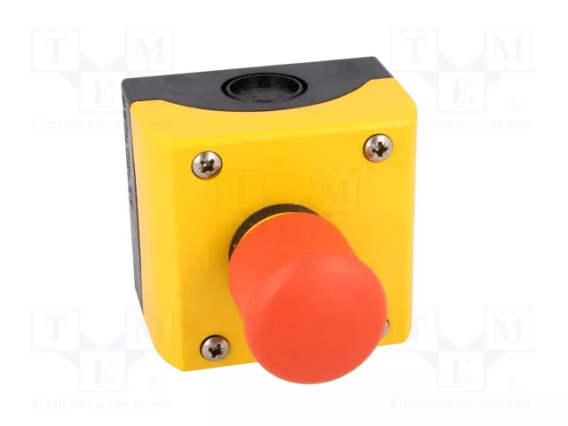 Eaton M22-PV/KC02/IY Interruptor de parada de emergencia Rojo, Amarillo